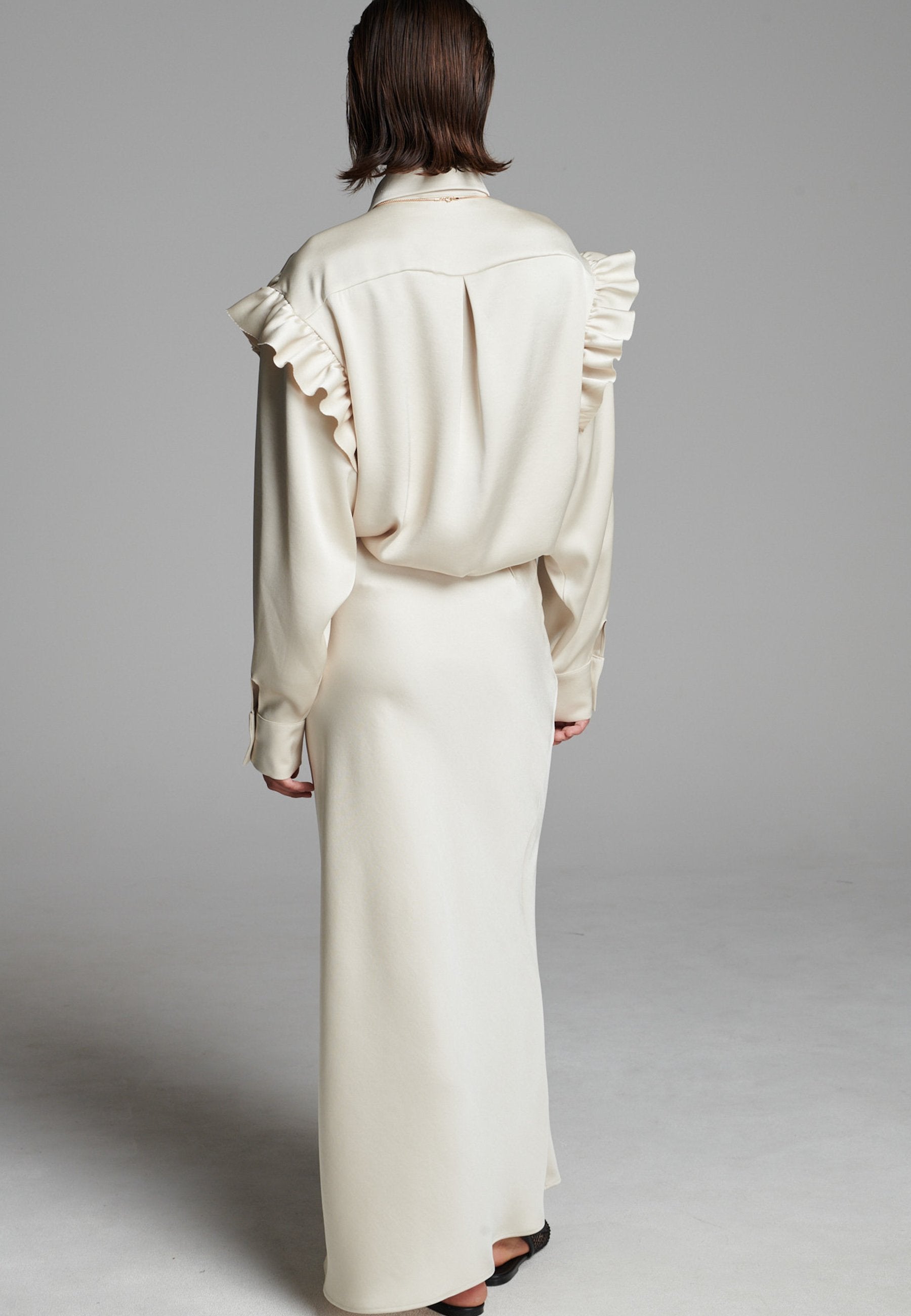 Base Flowy Skirt Butter