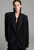 Cutted Blazer Black