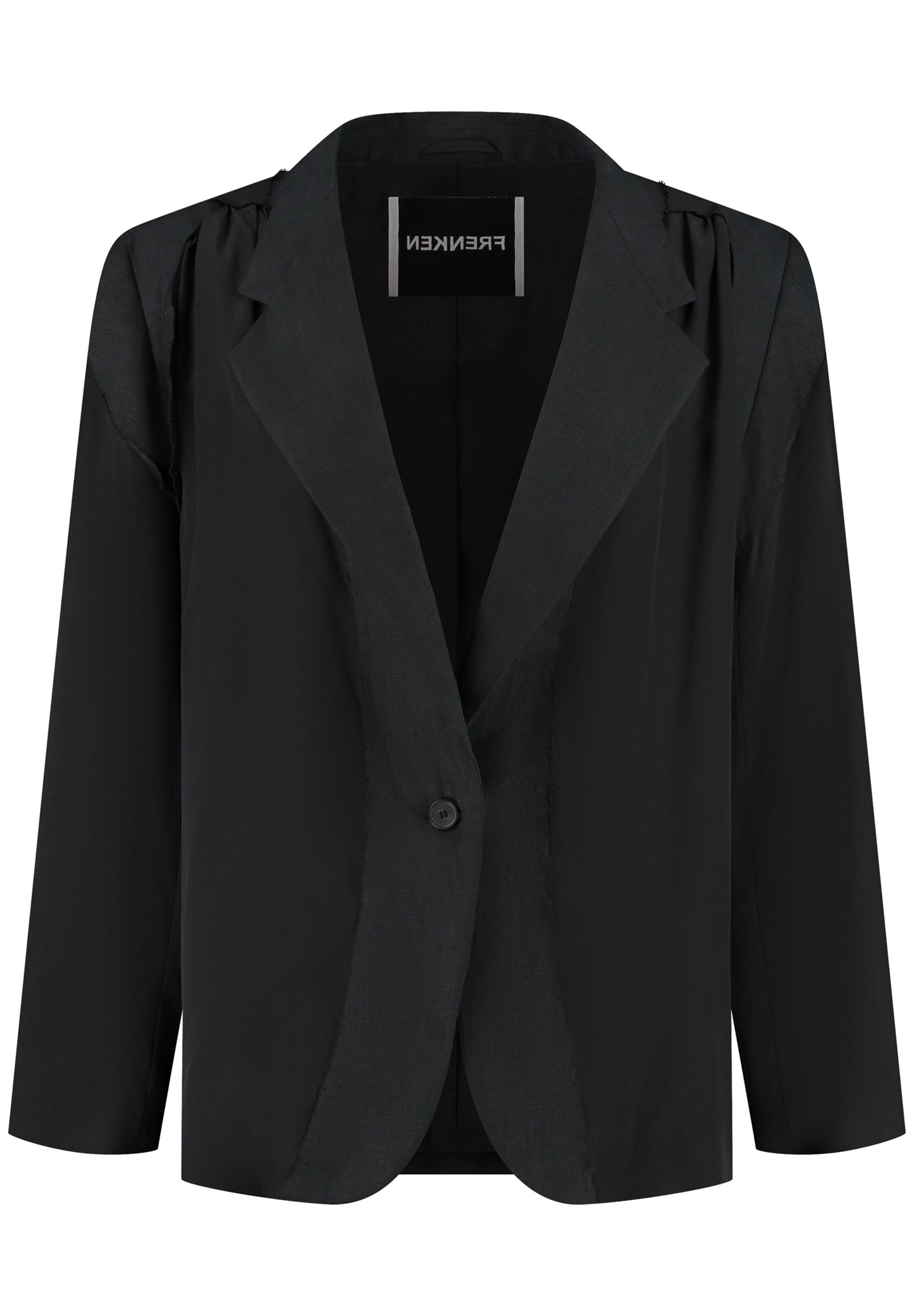 Cutted Blazer Black